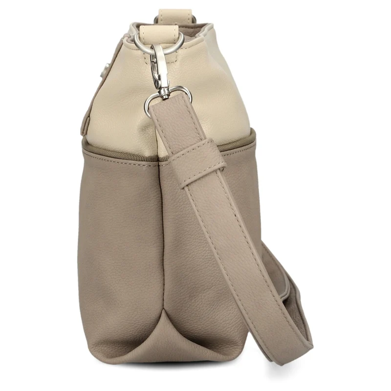 zwei Jana J8 - Bolso de hombro 27 cm (nubuk-cappuccino)