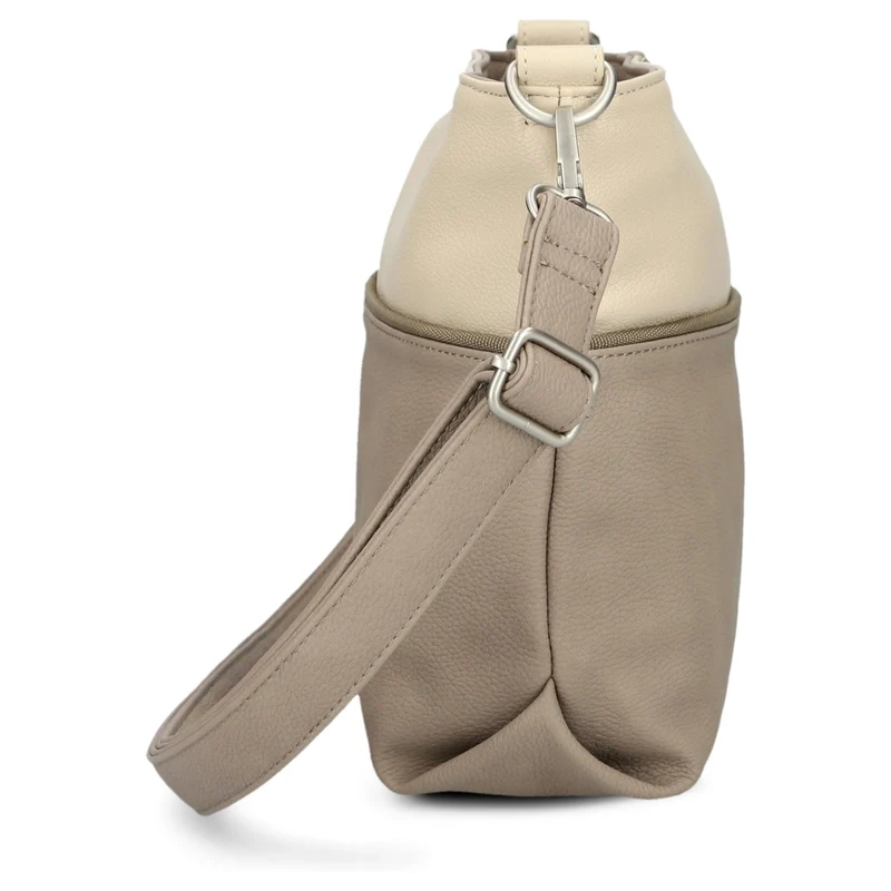 zwei Jana J8 - Bolso de hombro 27 cm (nubuk-cappuccino)
