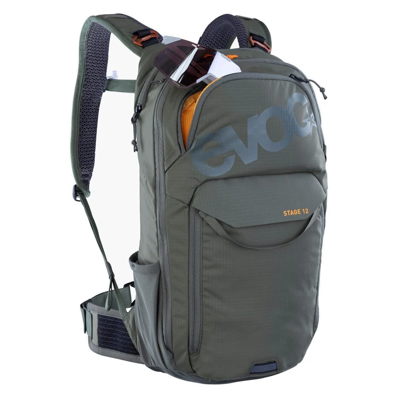 Evoc Stage 12L - Mochila de bicicleta 44 cm (dark olive)