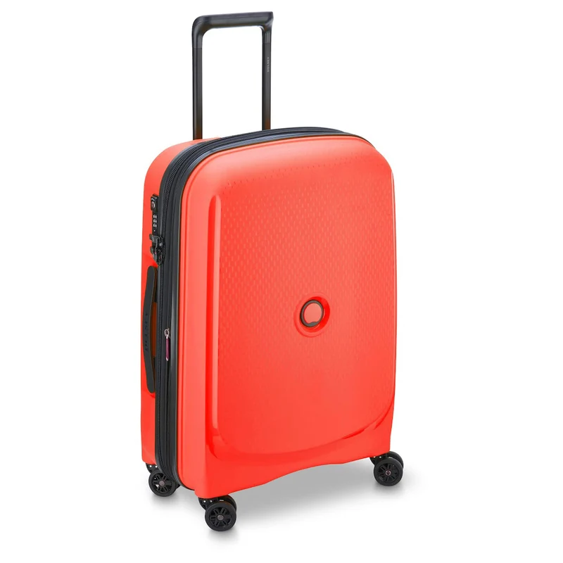 Delsey Paris Belmont Plus Slim Line - Maleta de cabina 4 ruedas 55 cm (rojo)