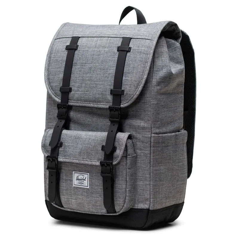 Herschel Little America Mid-Volume - Mochila 13" 40.5 cm (raven crosshatch)