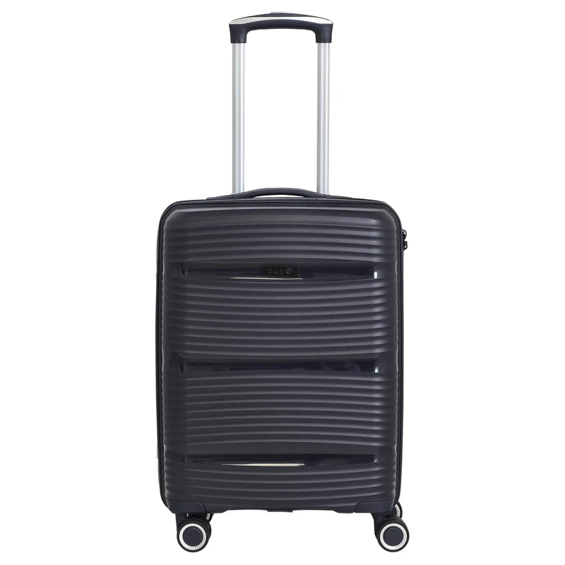D&N Travel Line 4200 - Maleta de cabina 4 ruedas S 55 cm (color: azul oscuro)