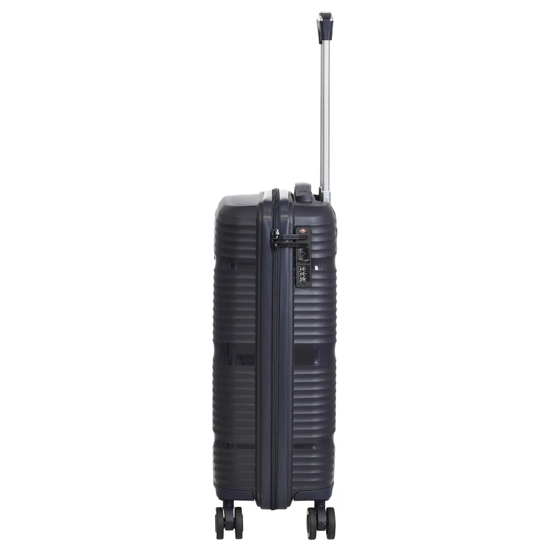 D&N Travel Line 4200 - Maleta de cabina 4 ruedas S 55 cm (color: azul oscuro)