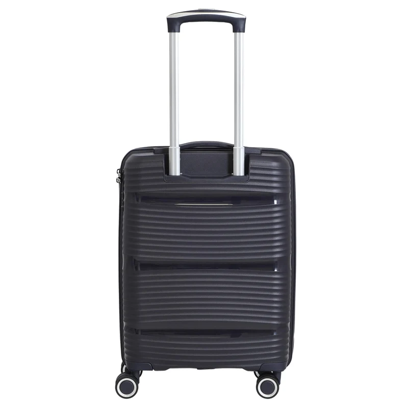 D&N Travel Line 4200 - Maleta de cabina 4 ruedas S 55 cm (color: azul oscuro)