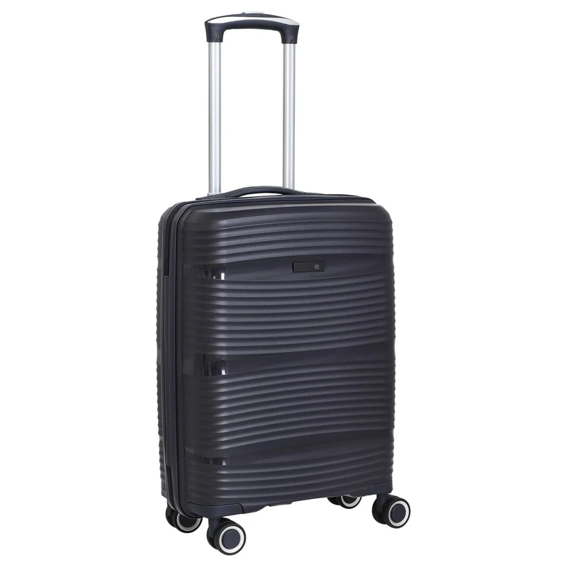 D&N Travel Line 4200 - Maleta de cabina 4 ruedas S 55 cm (color: azul oscuro)
