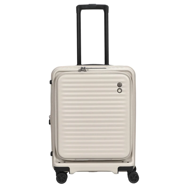 Echolac Celestra FA - Trolley de cabina de 4 ruedas 14" S 55 cm expandible USB (white sand)