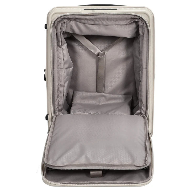 Echolac Celestra FA - Trolley de cabina de 4 ruedas 14" S 55 cm expandible USB (white sand)