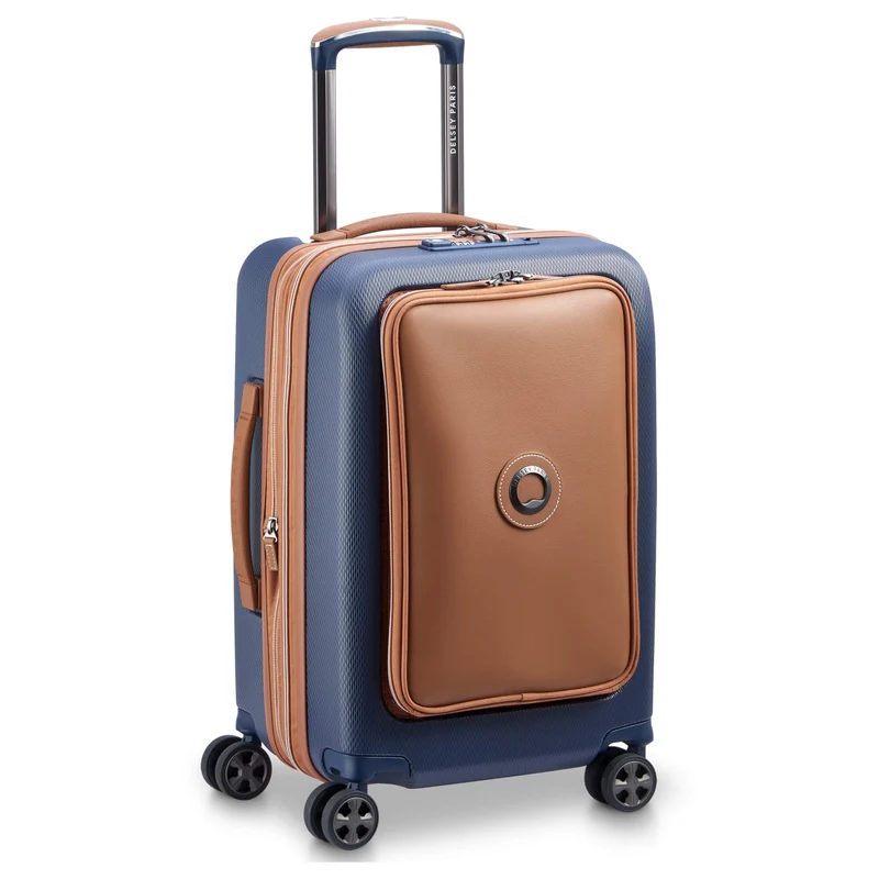 Delsey Paris Chatelet Air 2.0 - Trolley de cabina con 4 ruedas 55 cm expandible 14" USB (marineblau)