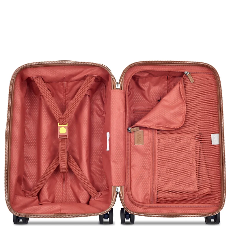 Delsey Paris Chatelet Air 2.0 - Trolley de cabina con 4 ruedas 55 cm expandible 14" USB (marineblau)