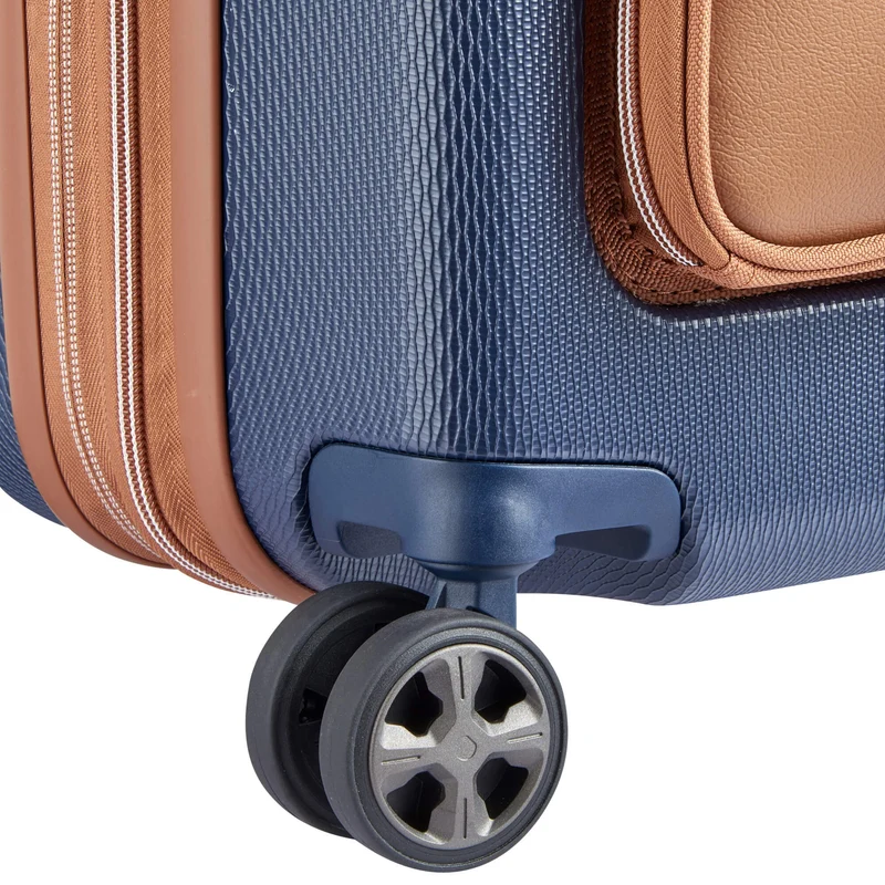 Delsey Paris Chatelet Air 2.0 - Trolley de cabina con 4 ruedas 55 cm expandible 14" USB (marineblau)