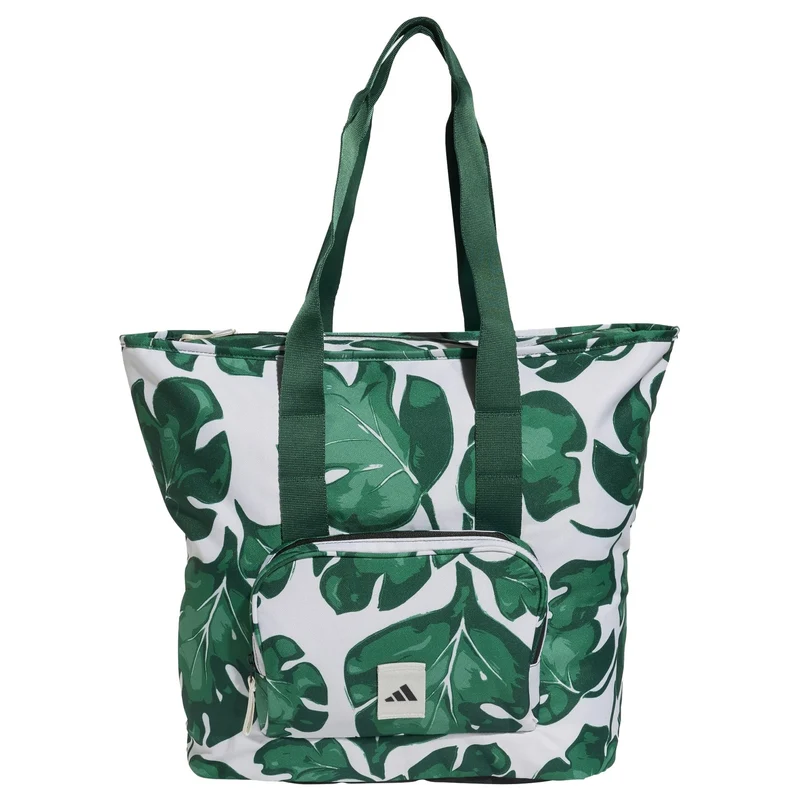 adidas Leaf Print Women - Bolso de mano (orbit grey/collegiate green/green/semi court green)