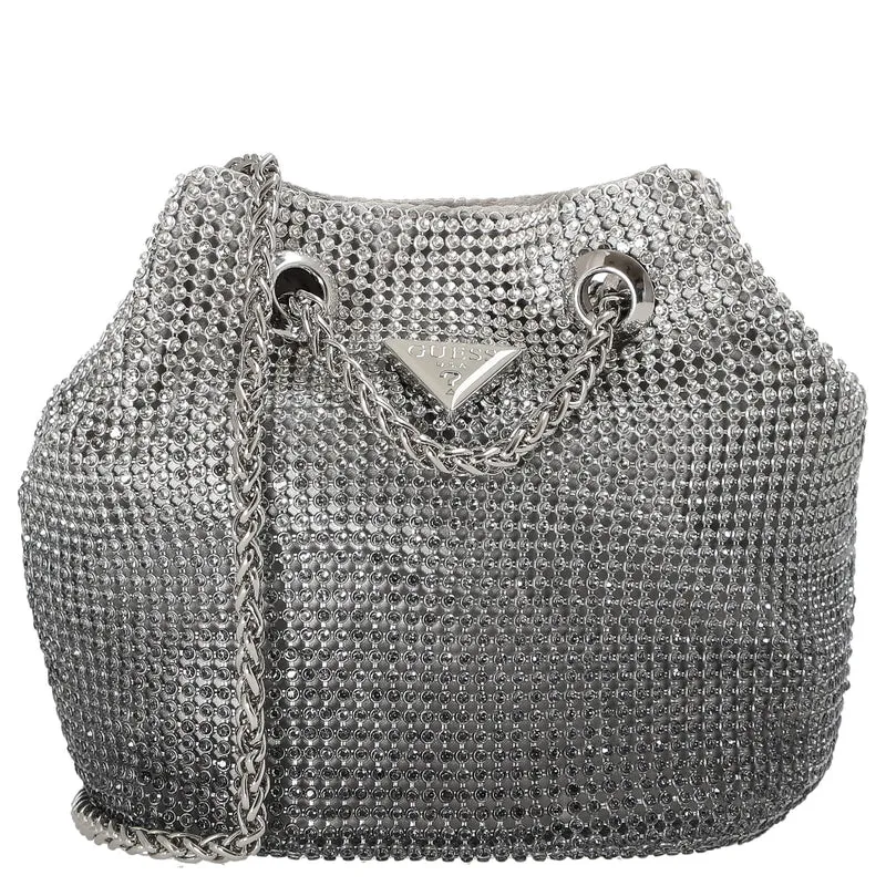 Guess Zalina - Beuteltasche 15 cm (plata)