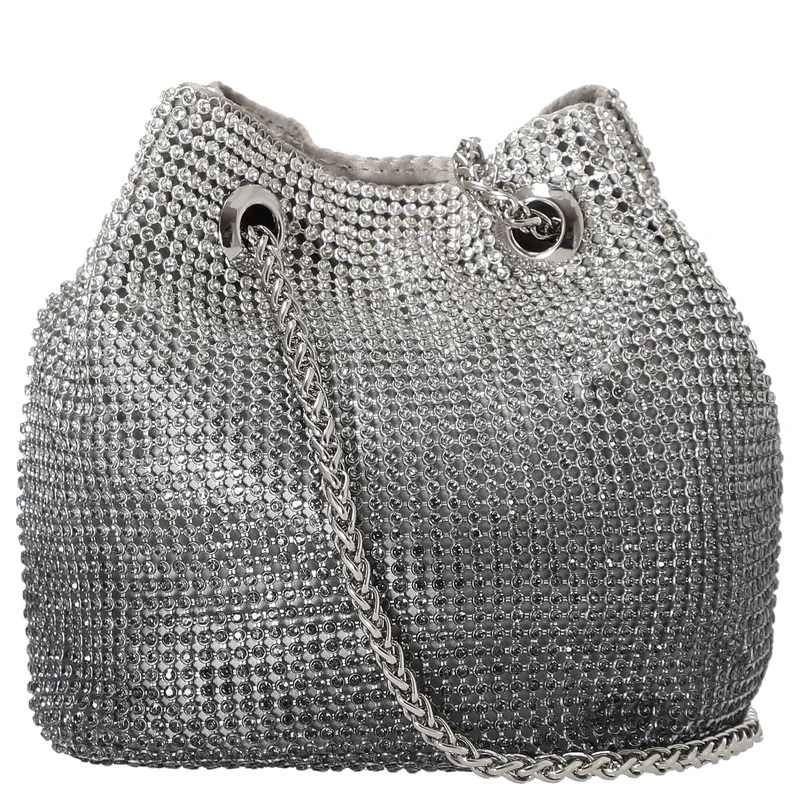 Guess Zalina - Beuteltasche 15 cm (plata)