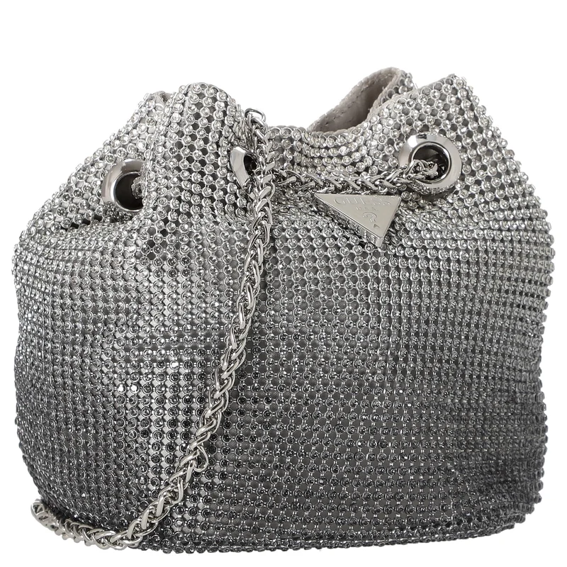 Guess Zalina - Beuteltasche 15 cm (plata)