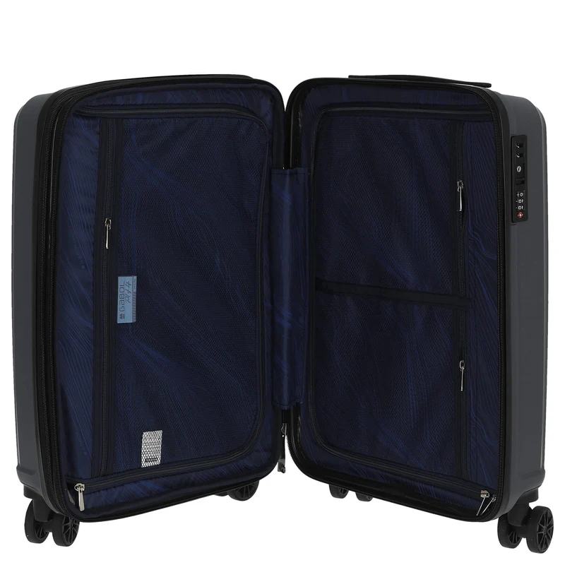 Gabol Osaka - Maleta de cabina de 4 ruedas 55 cm (gris)