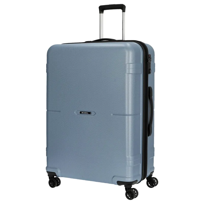 Gabol Bari - Maleta de 4 ruedas L 77 cm Adulto (azul)