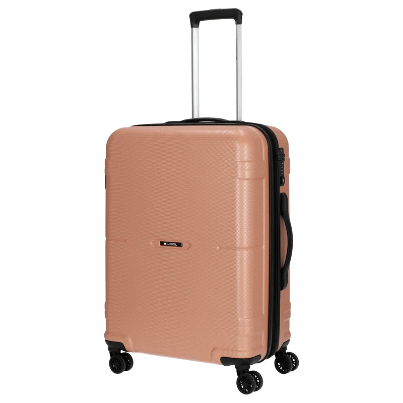 Gabol Bari - Maleta de 4 ruedas M 65 cm adulto (rosa)