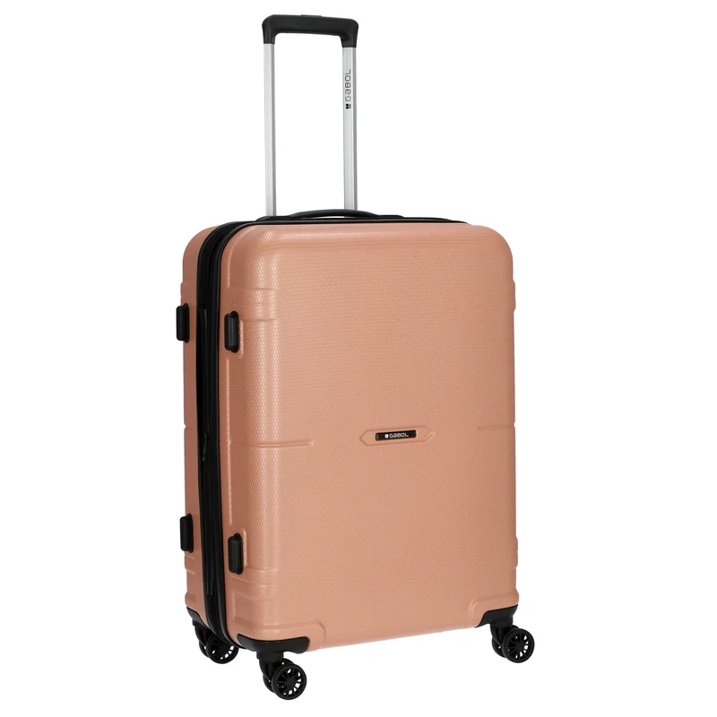 Gabol Bari - Maleta de 4 ruedas M 65 cm adulto (rosa)
