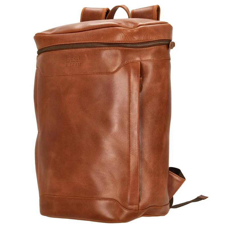Buckle & Seam Siwa - Mochila 16" 44 cm (cognac)