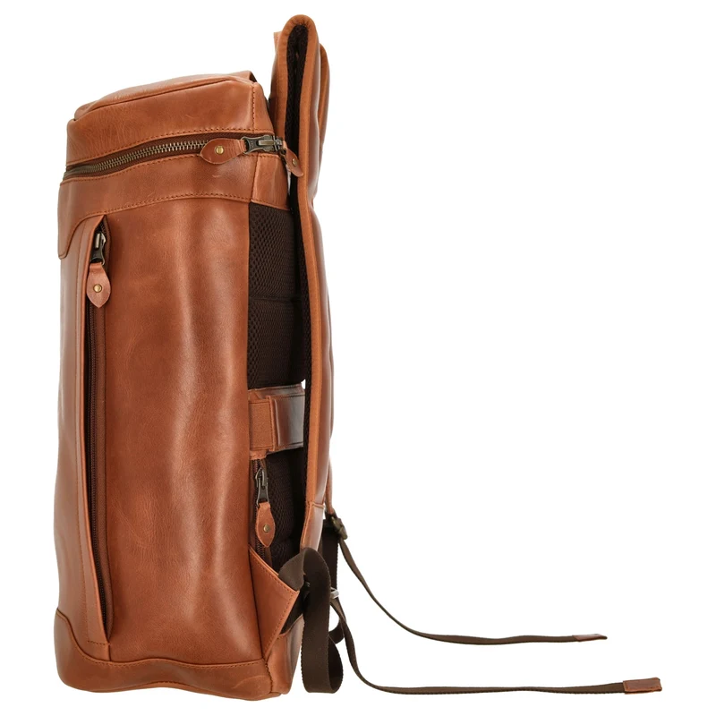 Buckle & Seam Siwa - Mochila 16" 44 cm (cognac)