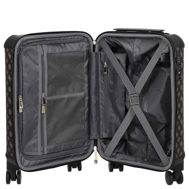 Guess Wilder 18 IN - Trolley de cabina con 4 ruedas 53 cm S (brown)