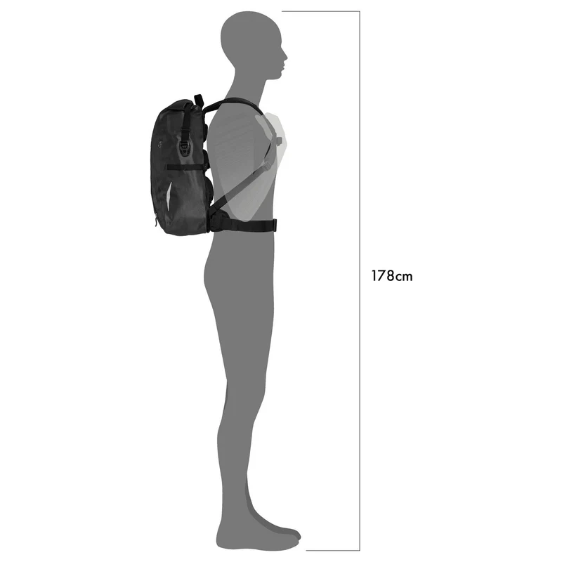 Ortlieb Packman 25 - Mochila 47 cm (black)