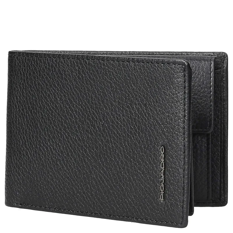 Piquadro Modus - Cartera de hombre 7cc 12.5 cm RFID (black)