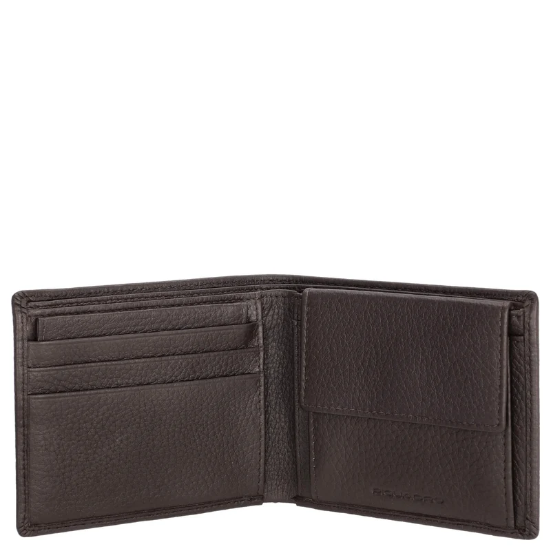 Piquadro Modus - Cartera de hombre 2cc 11cm RFID (plum)