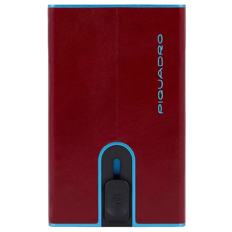 Piquadro Blue Square - Tarjetero 11cc 10 cm RFID (red)
