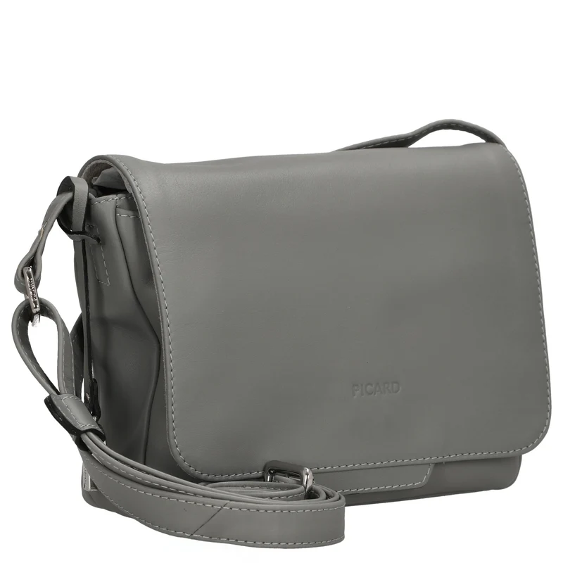 Picard Timeless - Bolso bandolera 17 cm Rindsleder (kiesel)