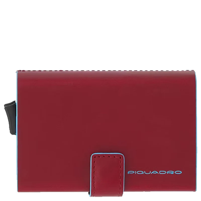 Piquadro Blue Square - Tarjetero 10cc 10 cm RFID (red)