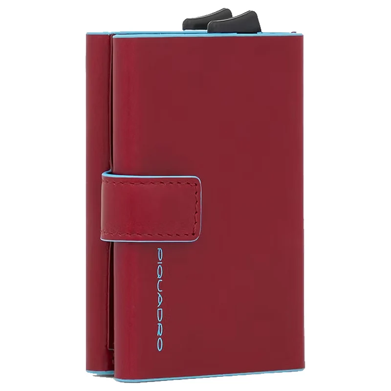 Piquadro Blue Square - Tarjetero 10cc 10 cm RFID (red)