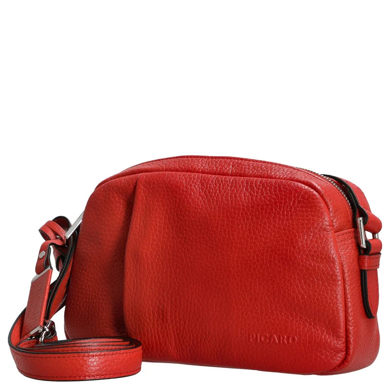 Picard Pure - Bolso bandolera 21 cm Rindsleder (lipstick)