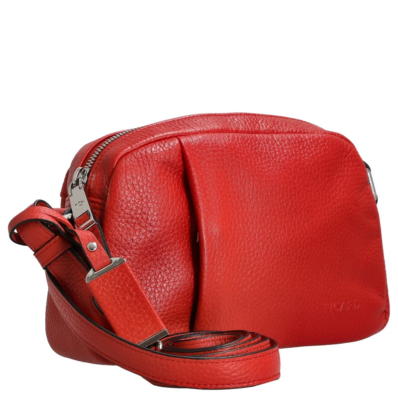 Picard Pure - Bolso bandolera 21 cm Rindsleder (lipstick)