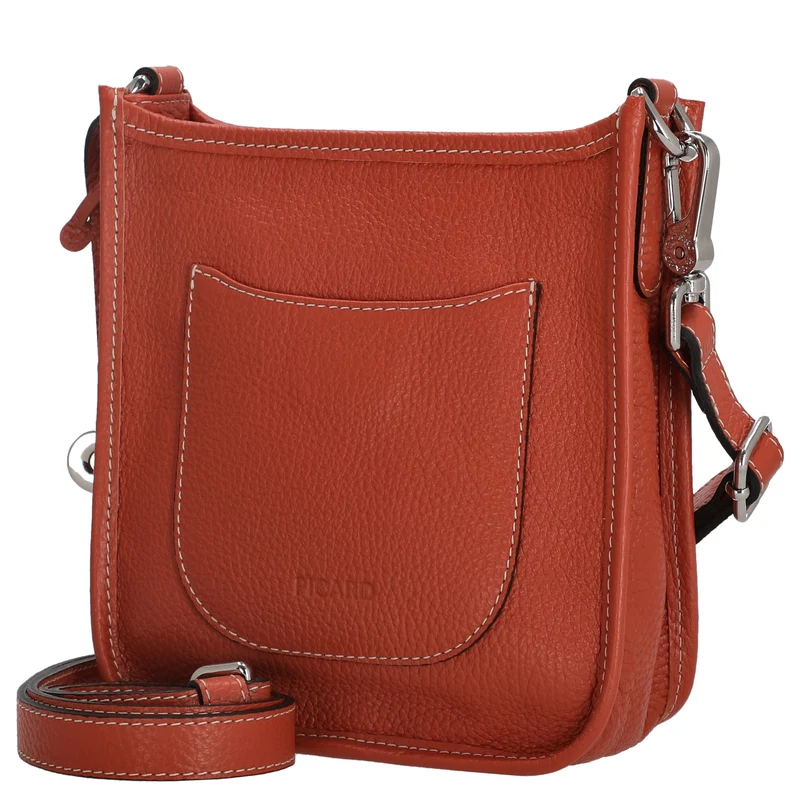 Picard Kronberg - Bolso bandolera 19 cm Rindsleder (brick)