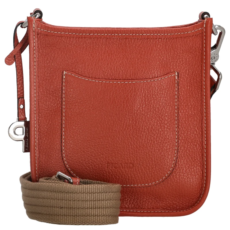 Picard Kronberg - Bolso bandolera 19 cm Rindsleder (brick)