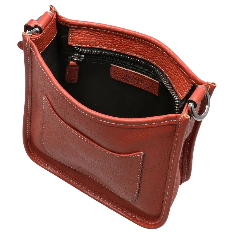 Picard Kronberg - Bolso bandolera 19 cm Rindsleder (brick)
