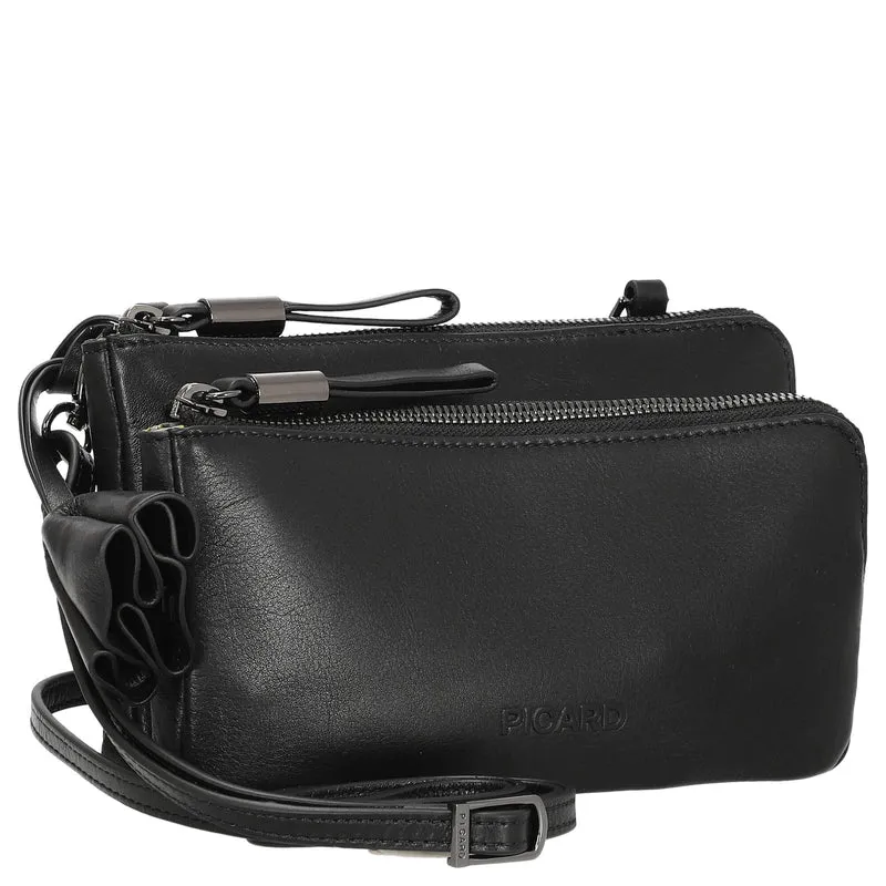 Picard Bella - Bolso de hombro 20 cm (black)