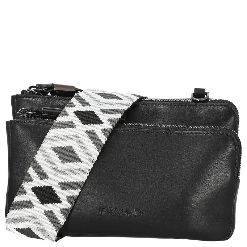 Picard Bella - Bolso de hombro 20 cm (black)
