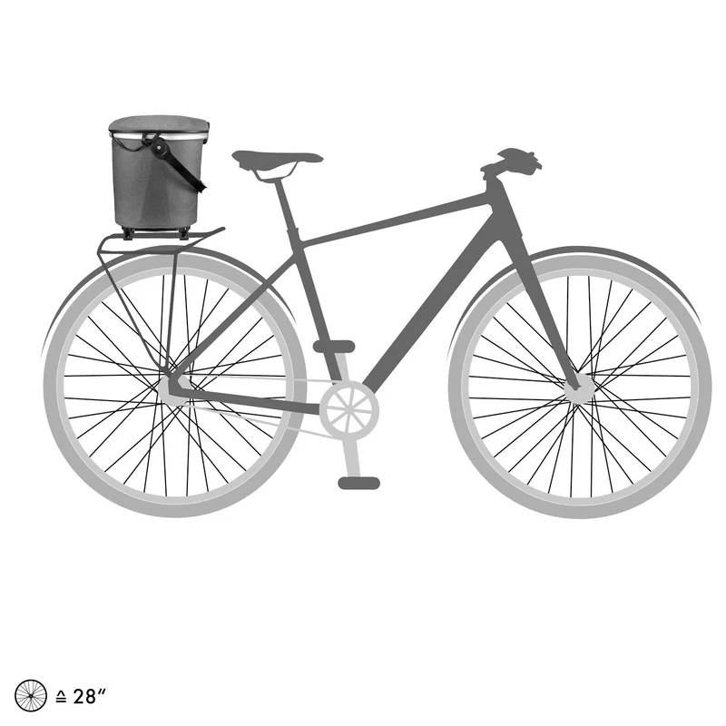 Ortlieb Up-Town Rack Urban 17.5 - Cesta 38 cm (pepper)