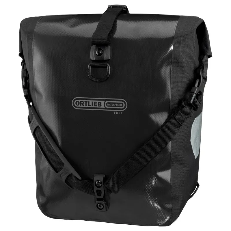 Ortlieb Sport-Roller Free 25 QL2.1 - Bolsa delantera para rueda delantera (2x12.5L) 30 cm (black)