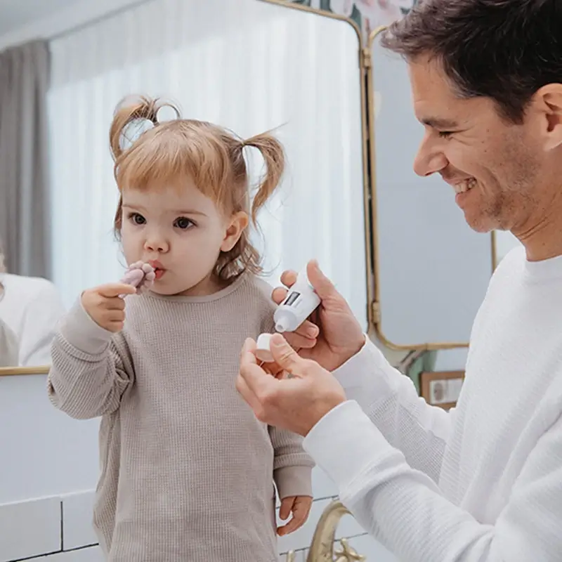 Suavinex Cepillo Dientes Para Bebés De 0 A 2 Años, Rosa