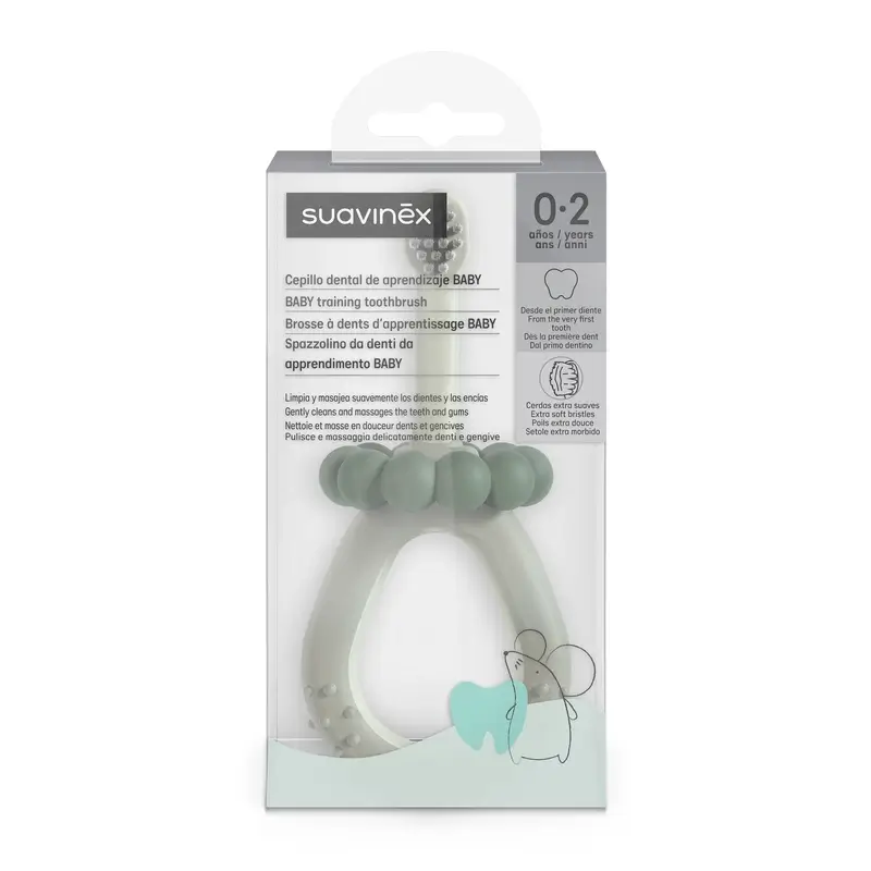 Suavinex Cepillo Dientes Para Bebés De 0 A 2 Años, Verde