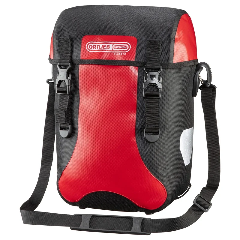 Ortlieb Sport-Packer - Bolsa para rueda delantera QL2.1 (2x15L) 40 cm (red black)