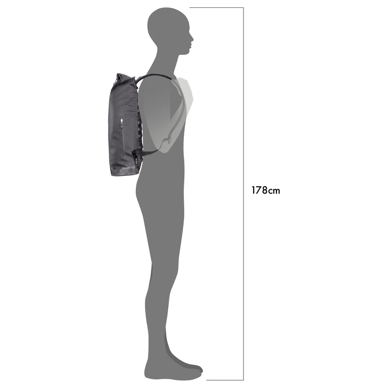 Ortlieb Metrosphere 21 - Mochila 50 cm (black embossed)