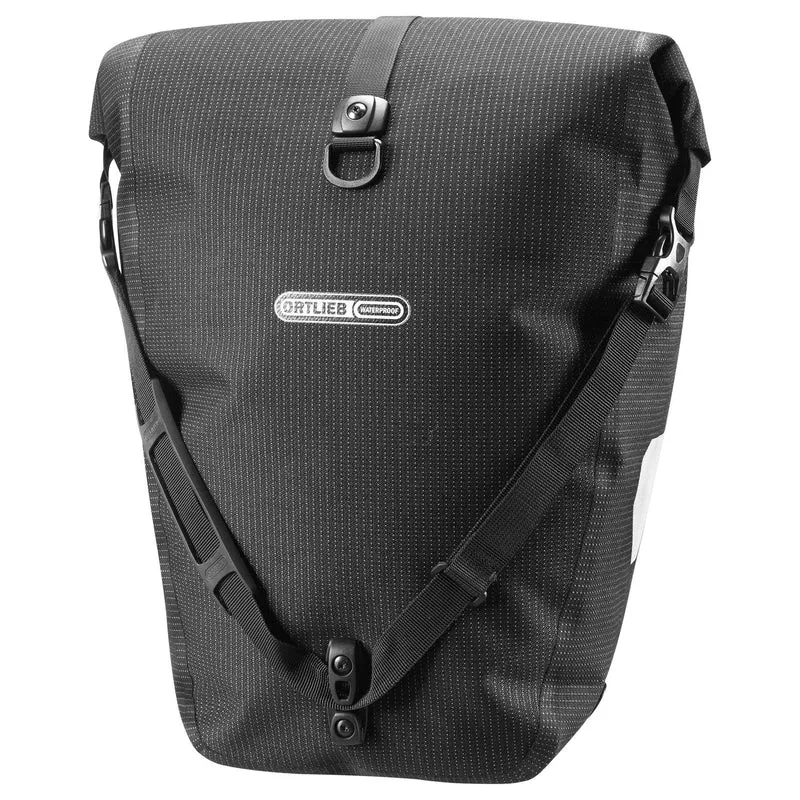 Ortlieb Back-Roller High-Vis - Bolsa trasera con cierre enrollable 42 cm (black reflective)