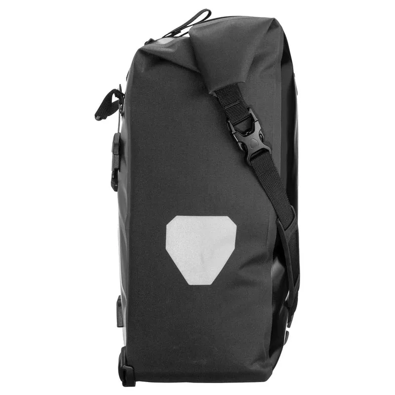 Ortlieb Back-Roller High-Vis - Bolsa trasera con cierre enrollable 42 cm (black reflective)