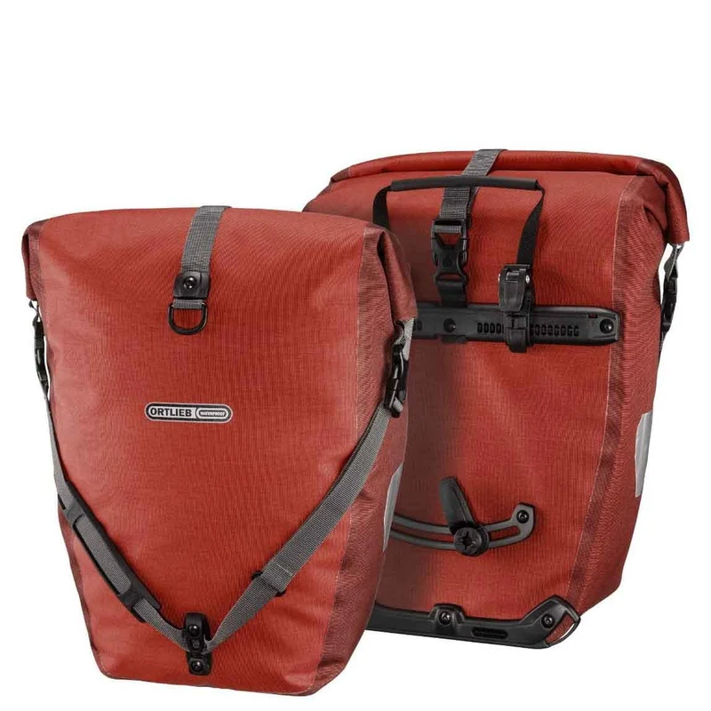 Ortlieb Back-Roller Plus CR - Bolsa trasera para rueda trasera QL2.1 (2x20L) 42 cm (salsa-dark chili)