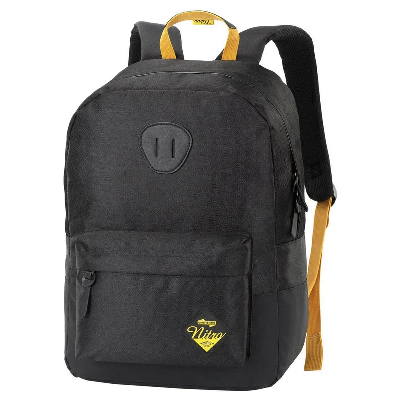 Nitro Urban Classic - Mochila para portátil 45 cm 15" (color: negro dorado)