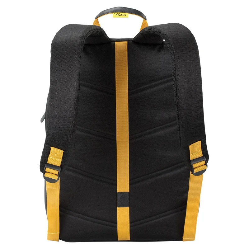 Nitro Urban Classic - Mochila para portátil 45 cm 15" (color: negro dorado)